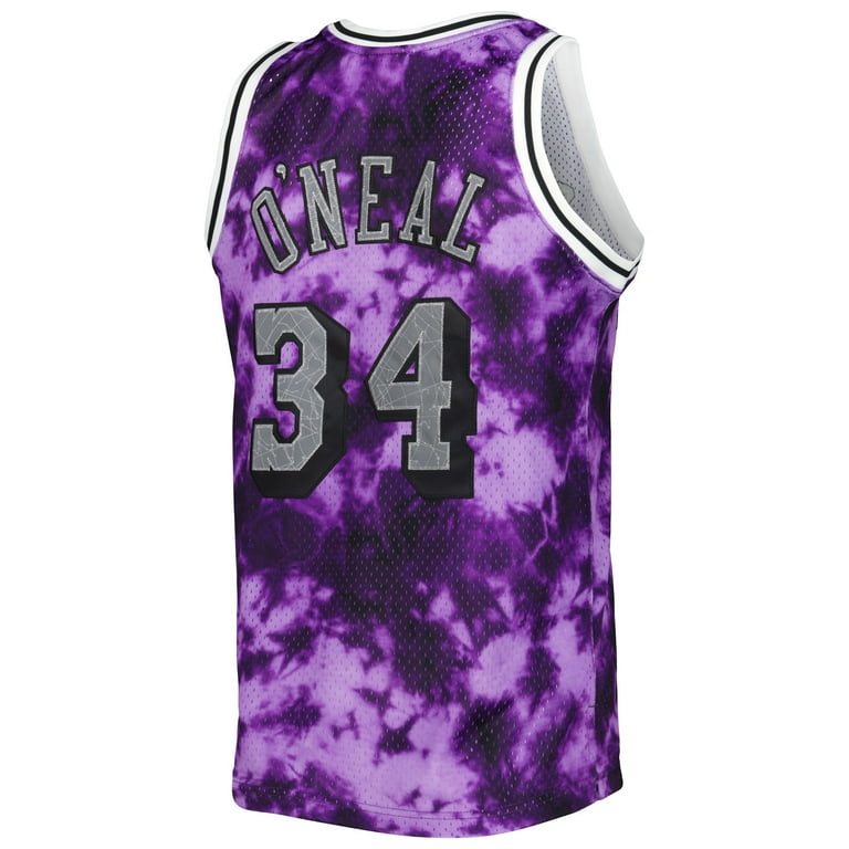 Men's Mitchell & Ness Shaquille O'Neal Purple NBA Mesh T-Shirt