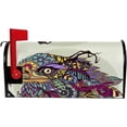 thumbnail image 5 of Coolnut Mailbox Cover Ethnic Eagle Head Post Mail Box Cover Magnetic Mail Wraps Cover Standard Size 20.7" L x 18" W, 5 of 5