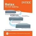 thumbnail image 5 of INTEX 64777E Dura-Beam Standard Prestige Air Mattress: Fiber-Tech – Twin Size – Hand-Held Battery Pump – 10in Bed Height – 300lb Weight Capacity,Green, 5 of 5