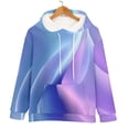 thumbnail image 6 of Bovemsi Sweatshirt for Women Large Hoodie With Gradient Print Plus Size Long Sleeved Sweater Pullover Autumn Pocket Clothes Comfort Hoodie, 6 of 9