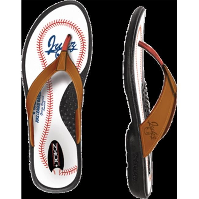 baseball flip flops womens