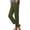 Green, variant on Women's High Waisted Cropped Trousers Lightweight Travel Yoga Pants Petite Ankle Slacks