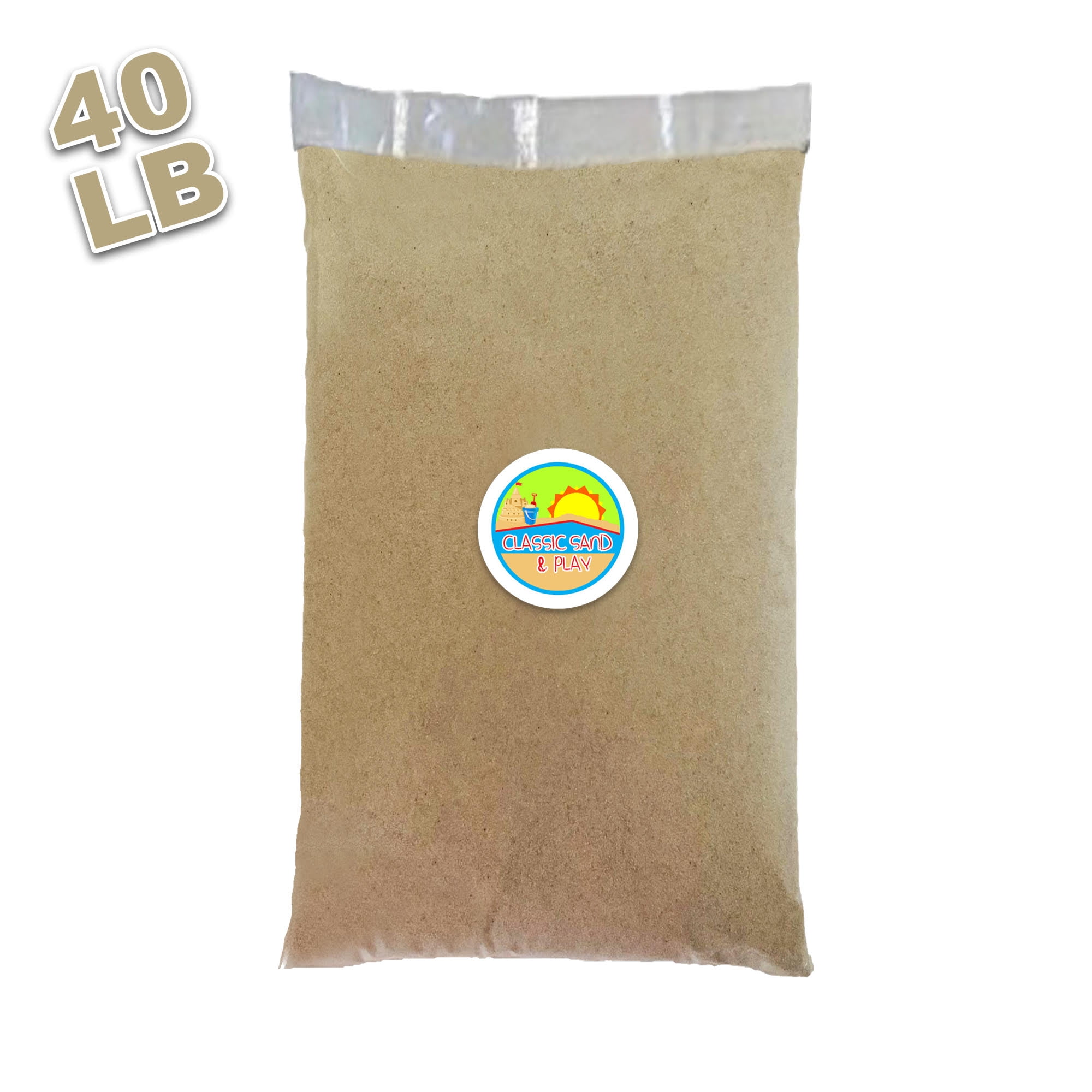 Classic Sand & Play Sand for Sandbox, Table, Therapy and Outdoor Use