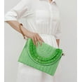 thumbnail image 7 of CoCopeaunts Straw Purses for Women Summer Stylish Straw Clutch Purse Handmade Woven Crossbody Bag Beach Bag with Removable Shoulder Strap, 7 of 7