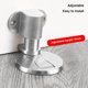thumbnail image 5 of Tope de puerta ajustable Herrajes de puerta anticolisión de acero inoxidable (plateado), 5 of 7