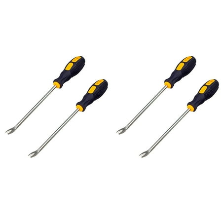 

4 Pack Nail Puller 3mm U Tip Screwdriver Nail Puller Staple Remover Tool