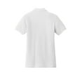 thumbnail image 4 of Port & Company Ladies Ring Spun Pique Polo Lkp1500 - White - 3XL, 4 of 4