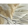 thumbnail image 4 of Ambesonne Tan Quilted Bedspread Set 3 Pcs, Abstract Branches Marble Like, Queen Size, Almond Ecru Beige, 4 of 4