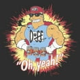 thumbnail image 2 of Men's The Simpsons Duffman Oh Yeah Graphic Tee Charcoal 2X Large, 2 of 5