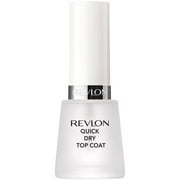 Revlon Quick Dry Top Coat for Chip Free Long Lasting Nail Polish Color, 0.5 oz