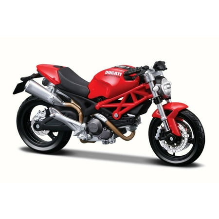 Ducati Monster 696 Motorcycle, Red - Maisto 31300/696 - 1/18 Scale Diecast Model Toy (Best Exhaust For Ducati Monster 696)
