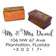 thumbnail image 1 of Personalized Wedding Invitation Stamp Custom Wood Mounted Rubber Stamp Wedding Gift, 1 of 2