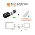 thumbnail image 2 of Door Lock, Tuya BLE TT Lock Smart Electronic Door Lock With DIY Cylinder Core Finrprint APP Keys IC Card Unlock For Home Hotel ,Easy to Install, 2 of 7