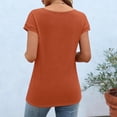 thumbnail image 4 of Yievot Womens Summer Tops Button Short Sleeve Henley Shirts Casual Business Work Blouses, 4 of 6