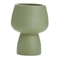 thumbnail image 3 of SunniMix Ceramic Plant Pot Flower Vase Container Indoor Outdoor Plants Modern Planter Green, 3 of 8