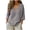 Grey, variant on vigerkar Shirts for Women Plus Size 3/4 Sleeve Summer Causal Flowy Boho Gauze Tops Breathable Loose Peasant Blouses (Blue, 4XL)