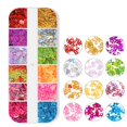 thumbnail image 2 of 3 Nail Art Flakes YONGSHENG corazón holográfico y forma de labio, 2 of 5