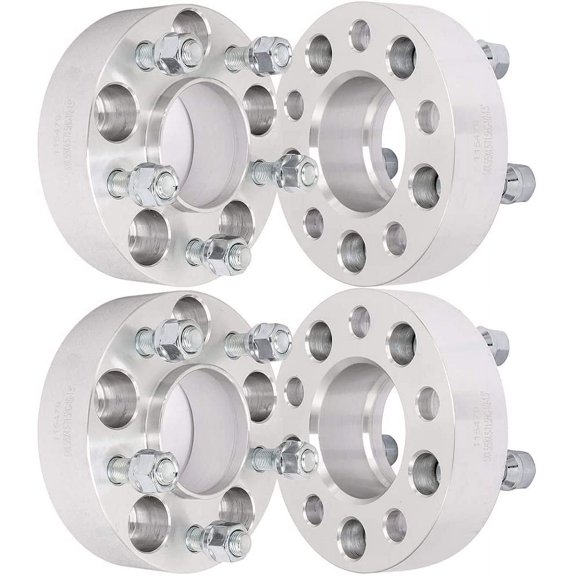 SCITOO 4Pcs 5x4.5 Wheel Spacers 1.5 inch Thread Pitch 1/2 Hub Bore 71.5mm 5 Lug Wheel Spacers Fit for Liberty Wrangler Cherokee for Grand Cherokee Comanche