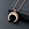 thumbnail image 5 of Moon Cremation Urn Necklaces for Ashes Stainless Steel Cremation Jewelry Keepsake Urn Necklace for Human Pet Ashes Memorial Jewelry Funeral Jewelry for Women Men, 5 of 8