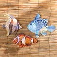 thumbnail image 3 of Eangee Home Design Fish Wall Decor Clown Fish, Capiz and Metal, Indoor / Outdoor Safe, 9x1x6 Inches, 3 of 5