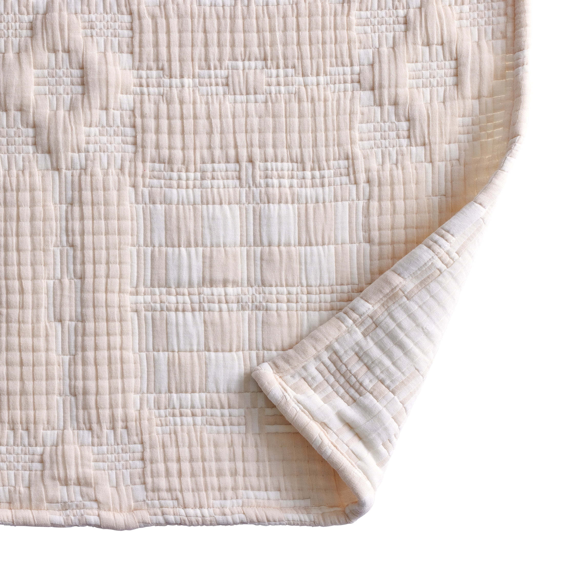 Better Homes & Gardens Papyrus Beige Woven Gauze Jacquard 50x72' Throw