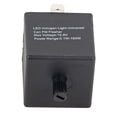 thumbnail image 3 of BR Relé intermitente LED ajustable de 3 pines, 12V, 24V, luz intermitente para motocicleta automotriz, 3 of 10