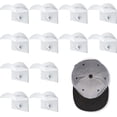 thumbnail image 1 of Crochets Adhésifs pour Chapeaux pour Montage Mural (Lot de 12) - Porte-Chapeaux pour Design de Casquettes de Baseball, Cage de Lavage de Chapeaux, Cintres de Rangement pour Porte, Placard, Bureau, Chambre, Décoration de Pièce, Sans Perçage, 1 of 7
