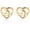 B. Celtic Heart-Gold, variant on Celtic-style women's earrings, hypoallergenic sterling silver studs, heart/triangle design, comes with a gift box.