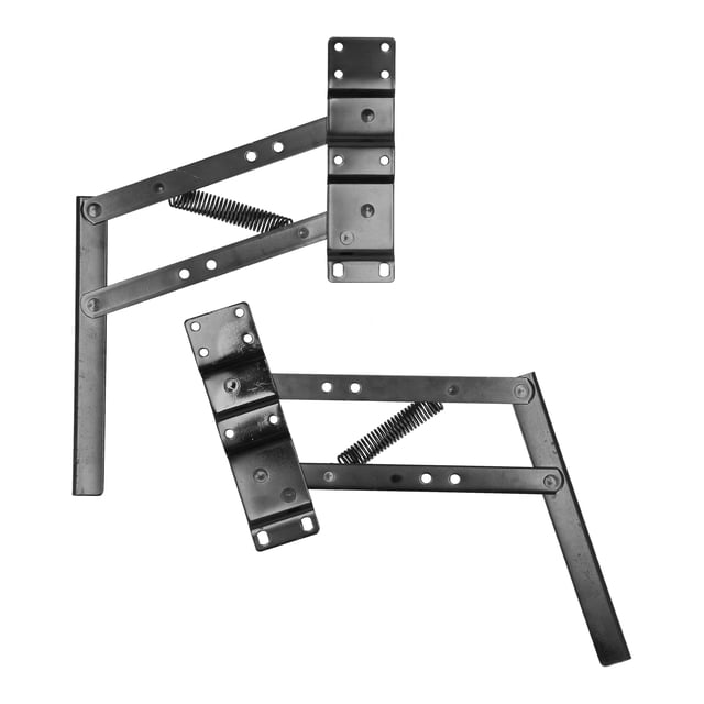 Tea Table Bracket, Space Saving Lifting Bracket Q235 Iron Adjustable Height with Spring for Home