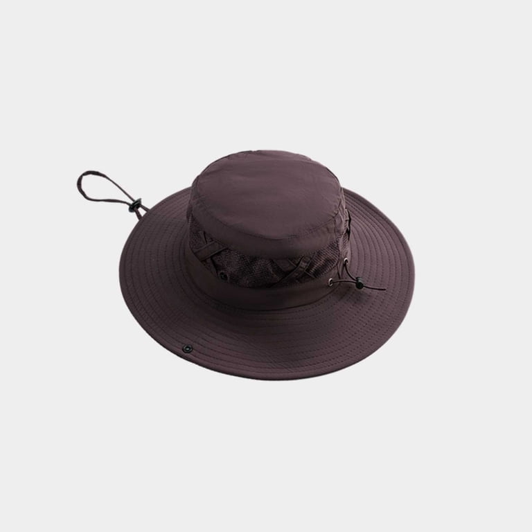 Women\'s Wide Brim Sun Hat - Lightweight Nylon, Packable, Adjustable Levmjia Womens Summer Nylon Fisherman Hat Wide Brim Sun Hat  main image 4
