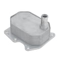 thumbnail image 1 of Unique Bargains 1 Pcs Engine Oil Cooler for Ford Transit Platform Chassis Box Bus 2.4 2006-2014 Aluminum Alloy Silver Tone Transmission Oil Cooler Trans Cooler, 1 of 6