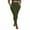 Army Green, variant on HAiming Winter Leggings for Women Fleece Lined Plus Size Yoga Pant Casual Warm Soft Thick High Waist Athletic Trousers