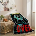 thumbnail image 2 of Gamer Blankets, Gaming Blanket for Boys, Soft Flannel Throw Blanket for Funny Kids and Adult Gamer Gifts, Video Gaming Lover Gamer Decor for Boyfriend Room Accessories Blanket 50X60IN, 2 of 6