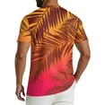 thumbnail image 7 of Youpwaven Men's Hawaii Tropical Graphic T-Shirt, All-over Palm Tree Sunset Print Summer Tee, Casual Short Sleeve Crew Neck Beach Top, Soft Vacation Apparel, 7 of 7