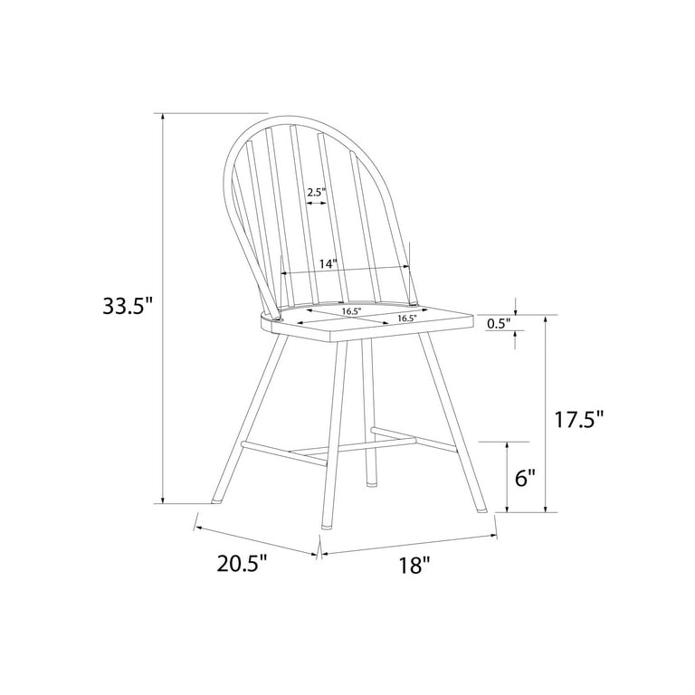 Novogratz Leo Round Dining Table 4 Dining Chairs Set Walmart