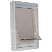 Ideal Pet Deluxe Aluminum Pet Door - Telescoping Tunnel - Extra Large, Silver — Residential Use, Standard Application