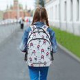 thumbnail image 6 of FORMRS Unisex Backpack Elementary School Travel Bookbag with Reflective Stripes, Blue Ice Hockey, 6 of 7