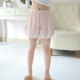 thumbnail image 4 of CheerKidz Girls' Cute Safe Guards Chiffon Shorts for 3-7 Years Summer Shorts Thin Underwear Pants Soft & Softable for Daily Wear(Pink,5 Years), 4 of 5