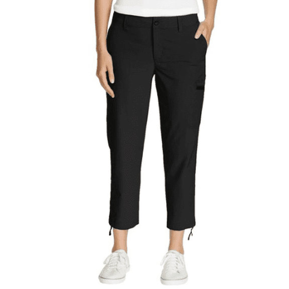Eddie Bauer Women's Tech Capri Pants Black 14