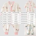 thumbnail image 3 of larppty Baby Sleep Sack with Legs Infant Sleepsuit Newborn Long Sleeve Wearable Blanket for Boys Girls, 3 of 4