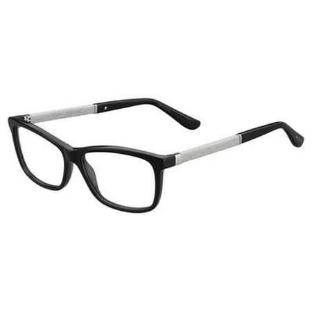 Jimmy Choo Jc 167 Eyeglasses 0FA3 54 Black Glitter Black