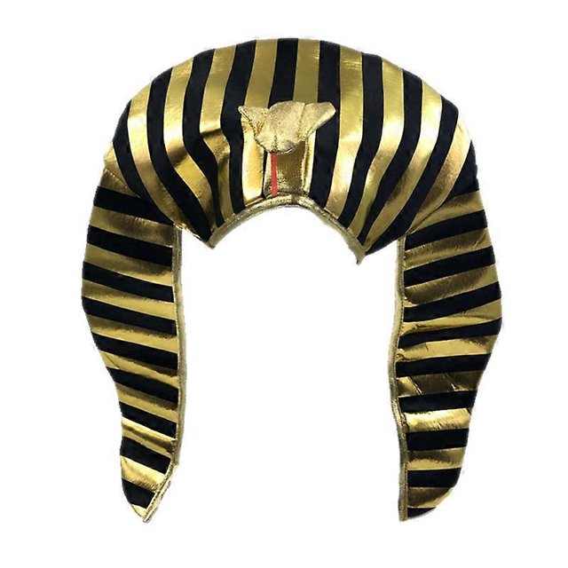 Egyptian Pharaoh Costume Pharaoh Hat King Headpiece Gold-Plated Cobra King for Dress Up Party Suppl