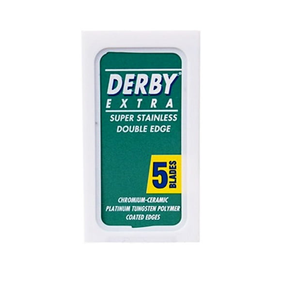 Derby Extra Standard Double Edge Safety Razor Blades, 5 Count