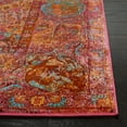 thumbnail image 3 of SAFAVIEH Luxor Metha Floral Bordered Area Rug, Fuchsia/Gold, 6'7" x 9'2", 3 of 9