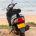 thumbnail image 2 of Motorbike Backrest Pad Motorcycle Passenger Rear Backrest Detachable Scooter Backrest, 2 of 9