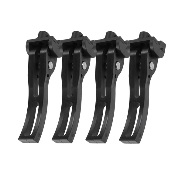 Unique Bargains Universal Rear Clamps Replacement Parts for Hard Folding or Soft Folding Tonneau Cover 4 Pcs