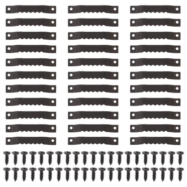 MasteelfCA 100 Pcs Crochets Dentelés pour Cadre Photo