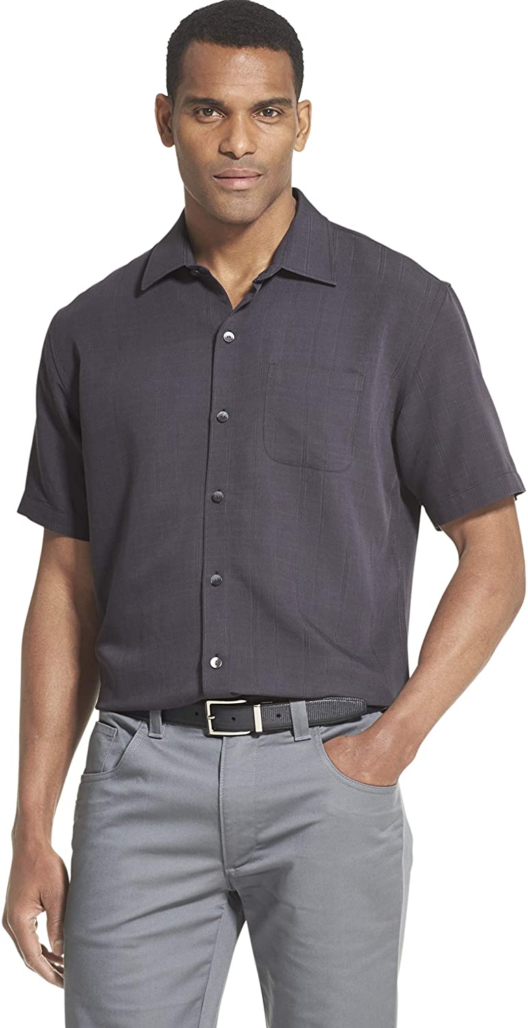 Van Heusen Men's Air Grid Short Sleeve 