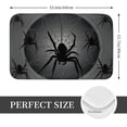 thumbnail image 2 of Balery Black Spiders Felpudo de franela, resistente a las manchas y a la decoloración, para uso interior y exterior, fácil de limpiar, 40 x 60 cm, 2 of 7
