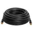 thumbnail image 2 of Cmple Digital Coaxial Cable F-Type Male RG6 Coax Digital Audio Video with F Connector Pin Satellite Cord - 50 Feet Black, 2 of 2